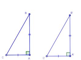 Các trường hợp bằng nhau của hai tam giác vuông và cách giải – Toán lớp 7