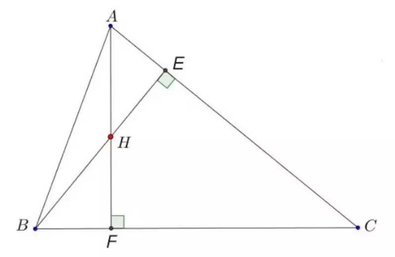 cách vẽ trực tâm tam giác
