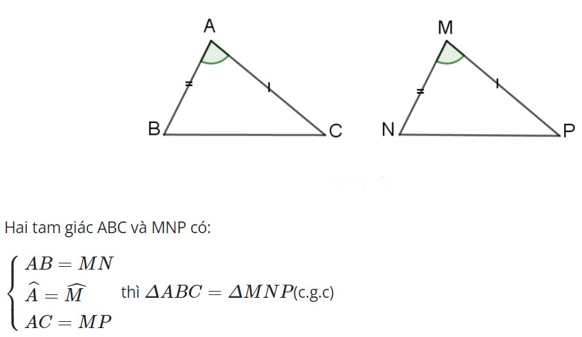 trường hợp tam giác bằng nhau cạnh-góc-cạnh