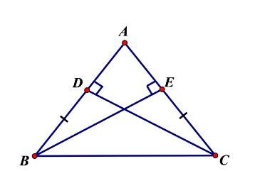 ví dụ 1 về 2 tam giác vuông bằng nhau